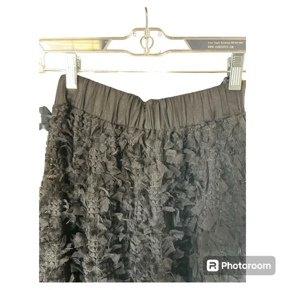 NWT Anthropologie ERI + ALI “Rive Dorite” Maxi skirt black size XS - Picture 7 of 8